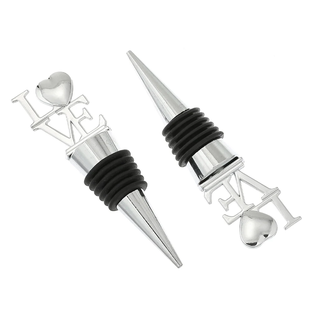 2 Pcs Cork Bottle Stopper Zinc Alloy Heart Shaped Sealing Reusable Safe Healthy Gift Easy Use Dustproof
2 Pcs Cork Bottle Stopper Zinc Alloy Heart Shaped Sealing Reusable Safe Healthy Gift Easy Use Dustproof