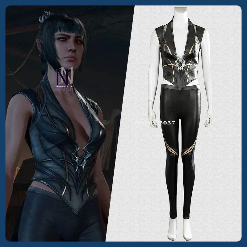 ABC123Popular Game BG3 Shadowheart Cosplay Costume Anime Jenevelle Hallowleaf Role Playing Black Outfit Set for Women Cox,3;b'2.
ABC123Popular Game BG3 Shadowheart Cosplay Costume Anime Jenevelle Hallowleaf Role Playing Black Outfit Set for Women Cox,3;b'2.