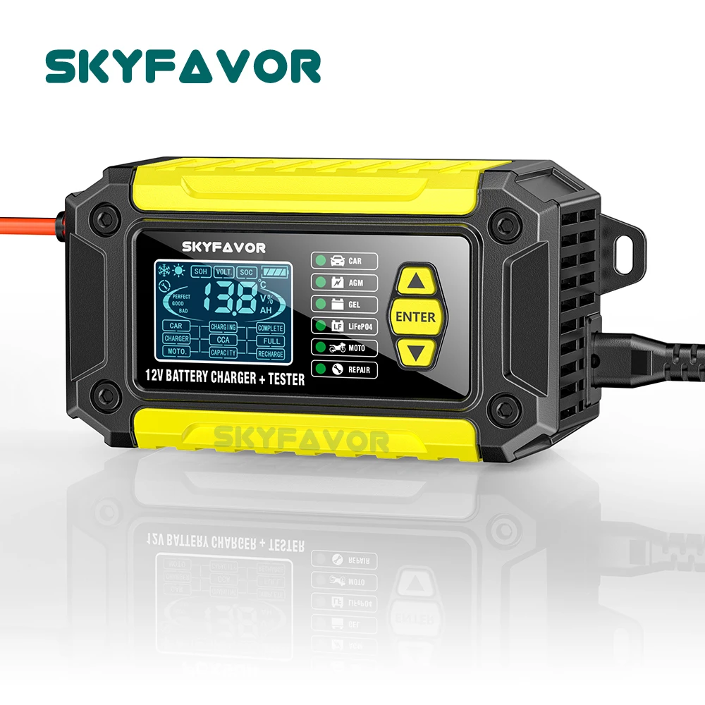 3 in one 12V motorcycle car battery tester 12 volt battery charger 12V 6A automatic charger for lifepo4 gel agm & pulse repair
3 in one 12V motorcycle car battery tester 12 volt battery charger 12V 6A automatic charger for lifepo4 gel agm & pulse repair