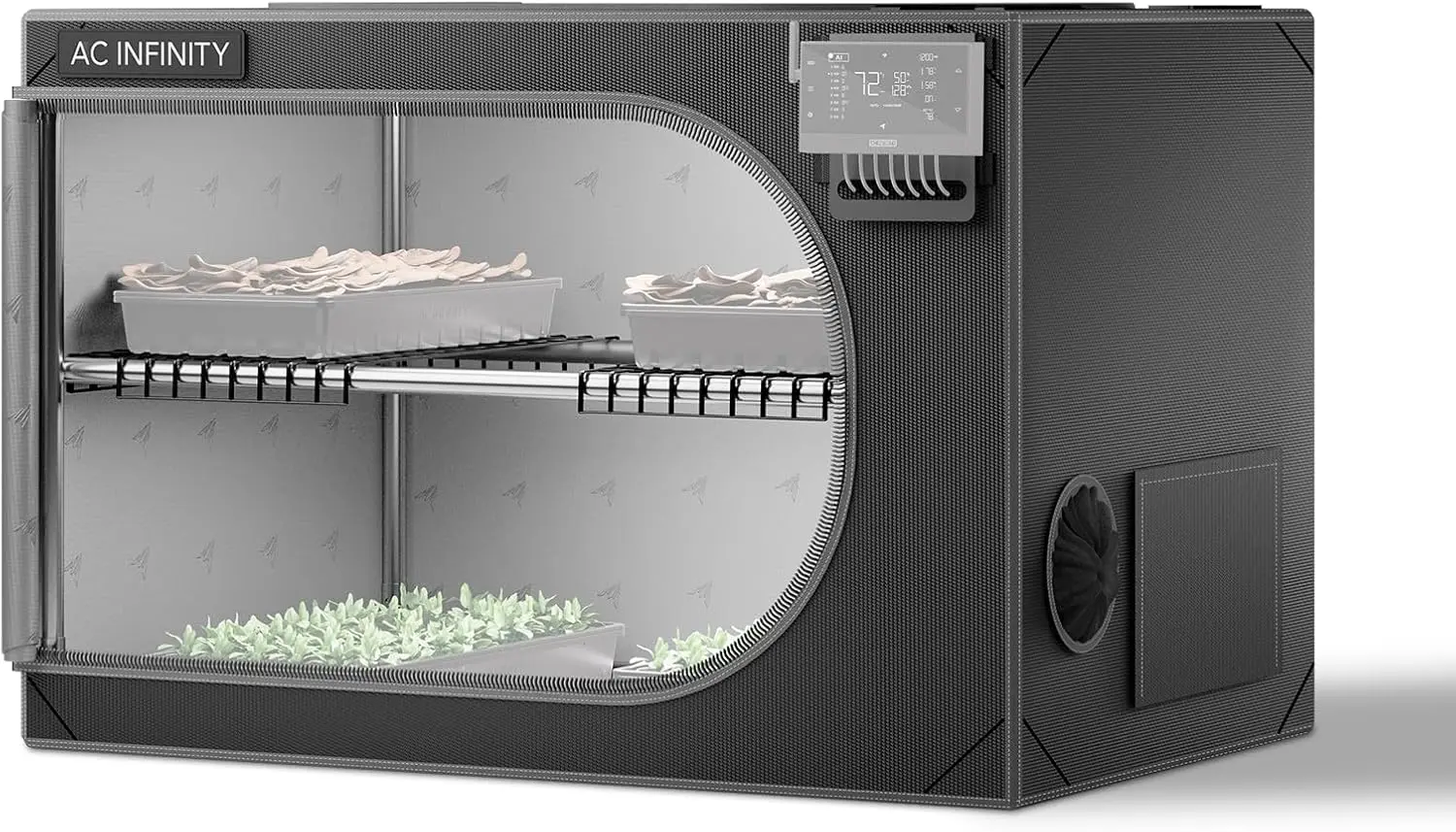 Mini Propagation Grow Tent with 2000D Diamond Mylar Canvas for Germination Cloning and Early Indoor Plant Growing
Mini Propagation Grow Tent with 2000D Diamond Mylar Canvas for Germination Cloning and Early Indoor Plant Growing
