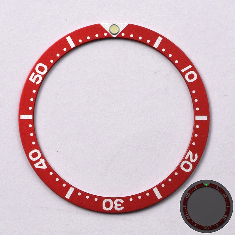 HEIMDALLR 31.5-38mm RED Hardened Aluminium Bezel Insert For NH35 NH36 Movement Dive Watch Automatic Watch C3 Super Luminous
HEIMDALLR 31.5-38mm RED Hardened Aluminium Bezel Insert For NH35 NH36 Movement Dive Watch Automatic Watch C3 Super Luminous
