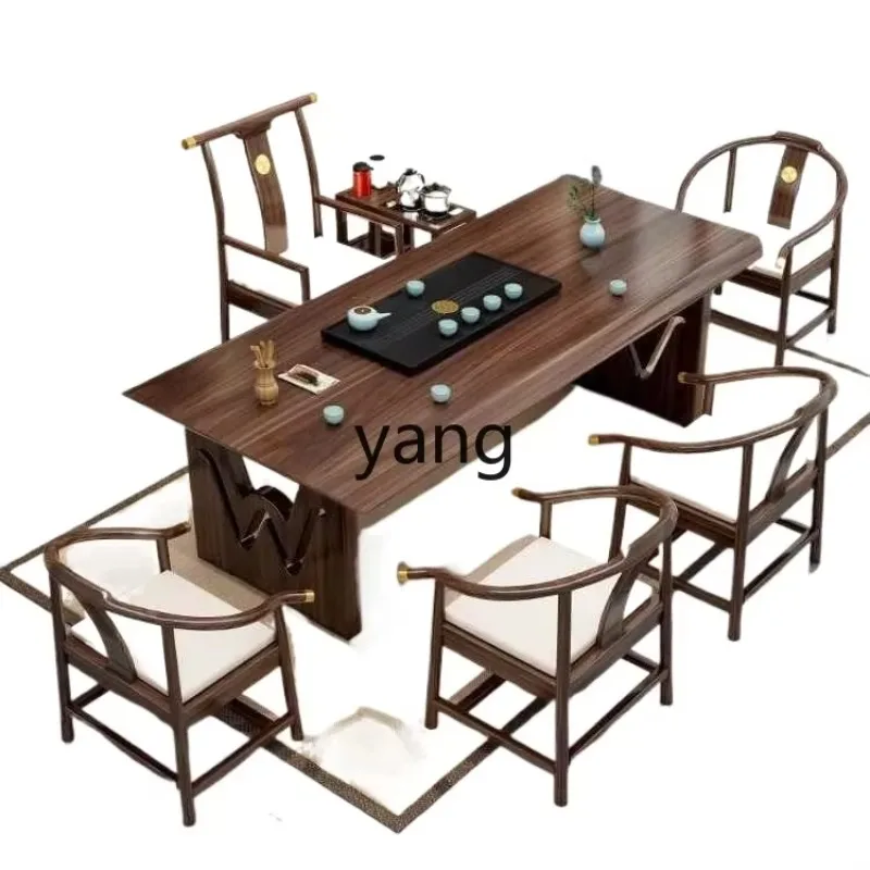 LHH solid wood tea table and chair combination New Chinese modern simple solid wood tea table Household dry
LHH solid wood tea table and chair combination New Chinese modern simple solid wood tea table Household dry