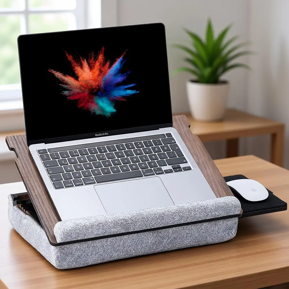 Портативный мягкий столик для ноутбука для комфортной работы и отдыха
Портативный мягкий столик для ноутбука для комфортной работы и отдыха