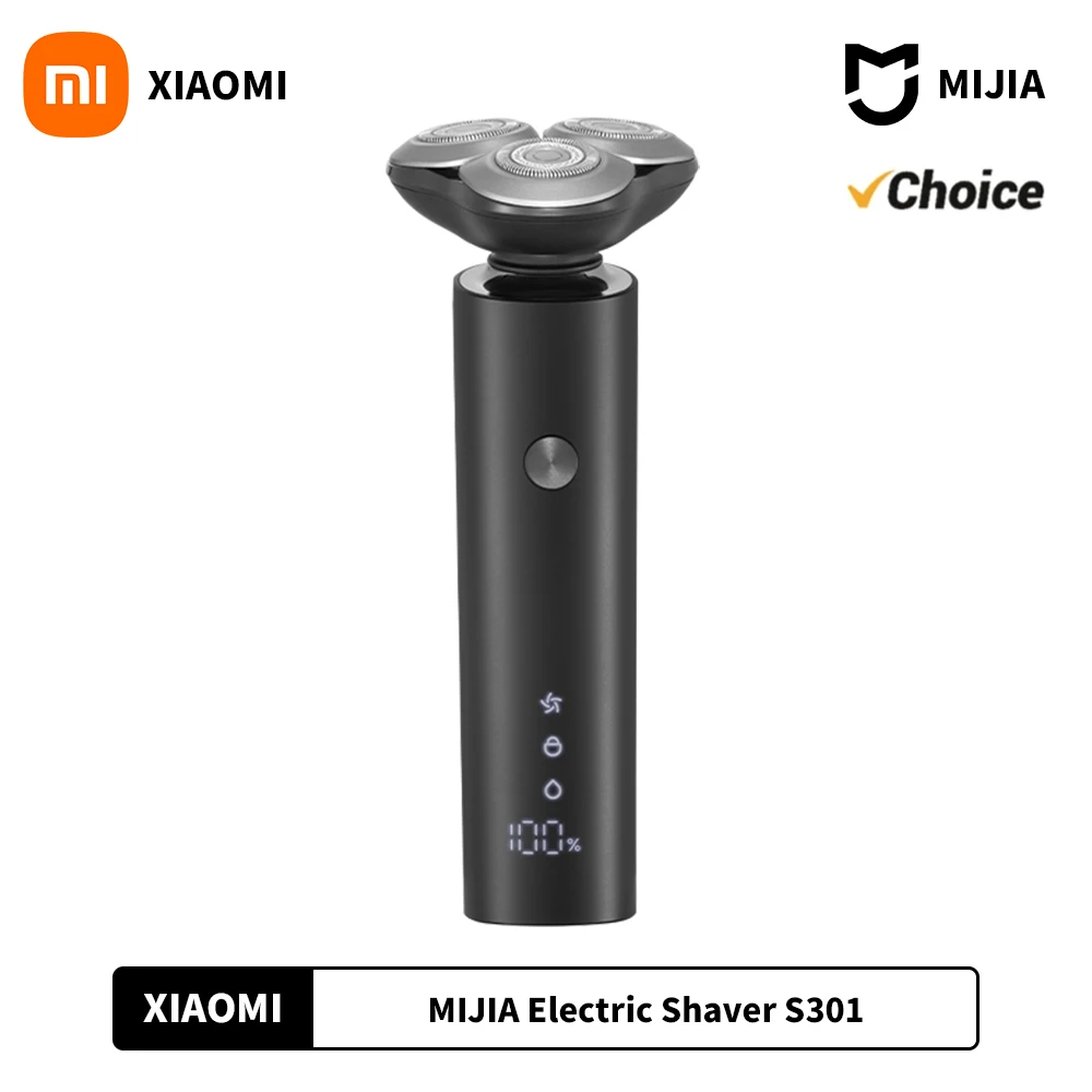 New XIAOMI MIJIA Men's Electric Shaver S301 Beard Trimmer Machine Shaving Portable Flex Razor IPX7 Washable Trimer Ceramic Blade
New XIAOMI MIJIA Men's Electric Shaver S301 Beard Trimmer Machine Shaving Portable Flex Razor IPX7 Washable Trimer Ceramic Blade
