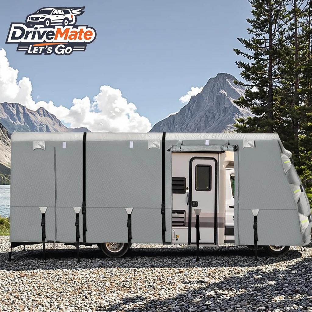 Covergo Travel Trailer Motorhome Cover Extra Thick Upgraded 4 Layers Camper Cover Windproof Waterproof Rip Stop Rv Covers
Covergo Travel Trailer Motorhome Cover Extra Thick Upgraded 4 Layers Camper Cover Windproof Waterproof Rip Stop Rv Covers
