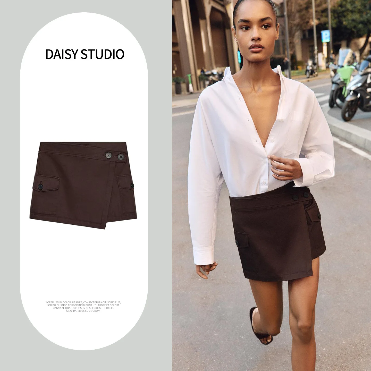 Spring New Women's Casual Sle Zipper Double Flap ket Workwear Skirt Pants 992923 l Waist Polyester Fiber
Spring New Women's Casual Sle Zipper Double Flap ket Workwear Skirt Pants 992923 l Waist Polyester Fiber
