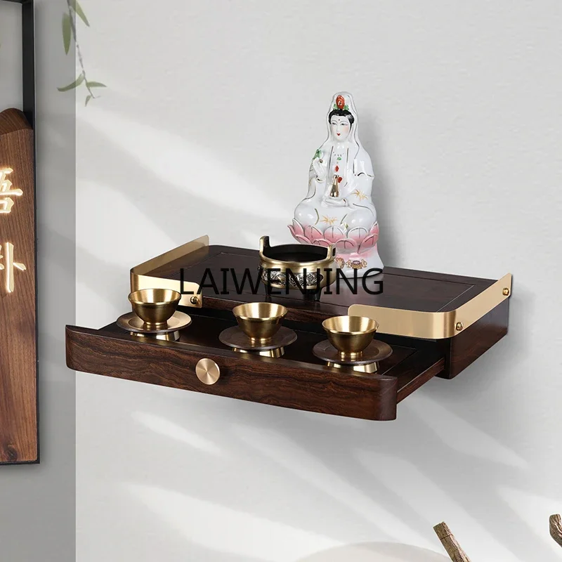 SGF solid wood shrine wall-mounted high-end Buddhist cabinet Guanyin Bodhisattva shrine
SGF solid wood shrine wall-mounted high-end Buddhist cabinet Guanyin Bodhisattva shrine