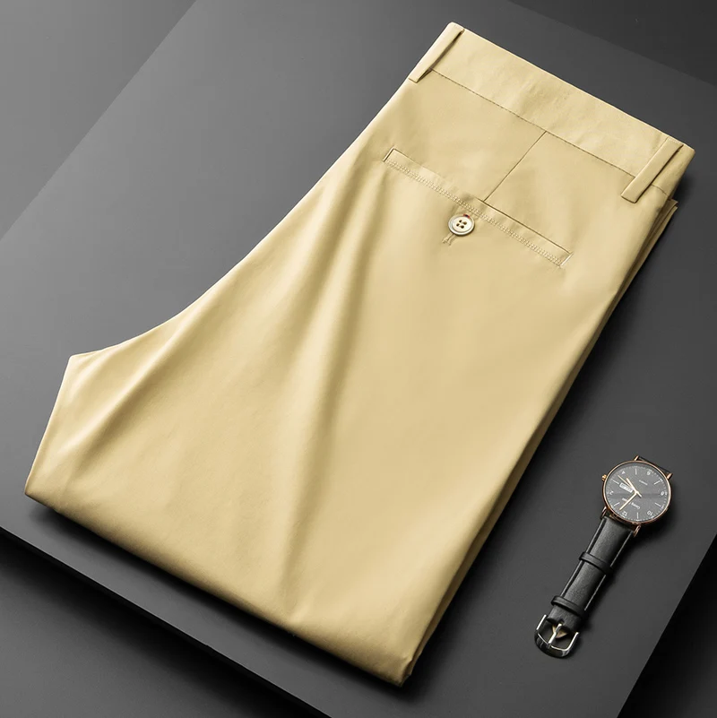 Men's Solid Color Classic Business Men's Clothing Pants Khaki Black Navy Blue Slim Fit Straight Tube Casual Formal Wear 28-42
Men's Solid Color Classic Business Men's Clothing Pants Khaki Black Navy Blue Slim Fit Straight Tube Casual Formal Wear 28-42