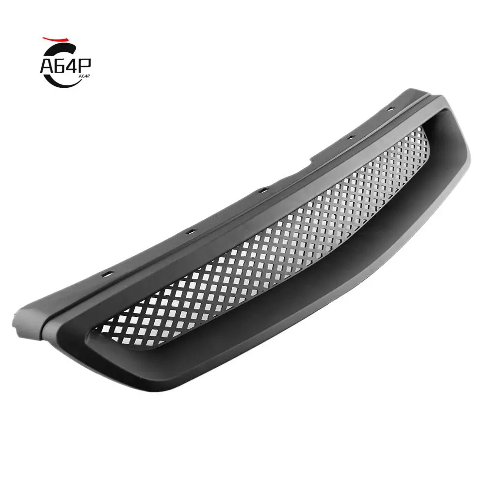 A64P-Matte Balck Front Engine Hood Mesh Grille Bumper Racing Grille For Honda Civic EK CX DX EX HX LX Type R 1999-2000
A64P-Matte Balck Front Engine Hood Mesh Grille Bumper Racing Grille For Honda Civic EK CX DX EX HX LX Type R 1999-2000