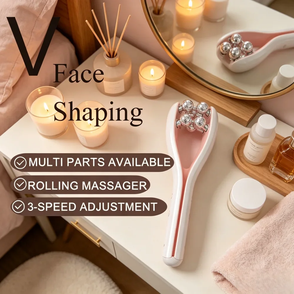 Premium V‑Face Sculpting Roller Massager, Ergonomic Facial Slimming Tool, Skin Firming Lifting Device for Defined Contouring
Premium V‑Face Sculpting Roller Massager, Ergonomic Facial Slimming Tool, Skin Firming Lifting Device for Defined Contouring