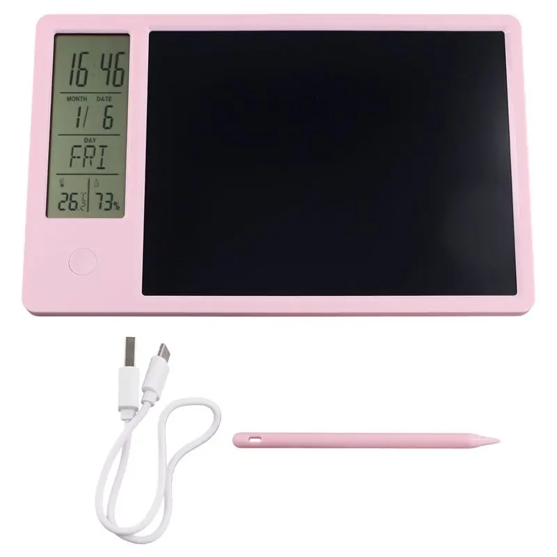 AA81-Multifunctional Electronic Desk Calendar LCD Handwriting Board With Alarm Clock Humidity Temperature LCD Message Board
AA81-Multifunctional Electronic Desk Calendar LCD Handwriting Board With Alarm Clock Humidity Temperature LCD Message Board