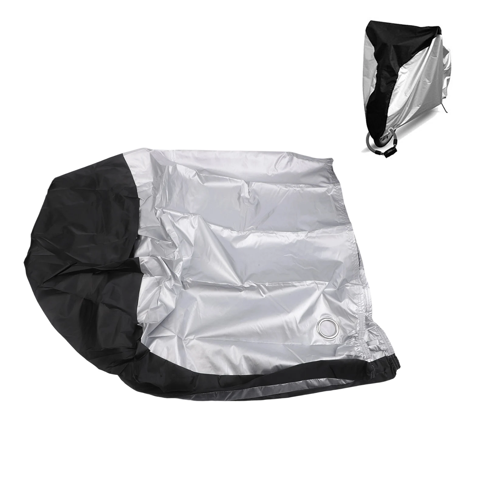 190T-2XL 0.37kg Outdoor Bike Protection Secure Fit Design Water-resistant Polyester Fabric Double-stitched Elastic Hem
190T-2XL 0.37kg Outdoor Bike Protection Secure Fit Design Water-resistant Polyester Fabric Double-stitched Elastic Hem