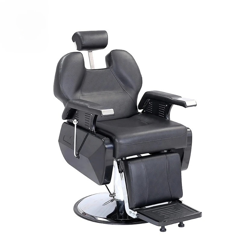 Hairdressing chair Hydraulic large pump chair Barber chair Thickened chassis can be rotated and put down
Hairdressing chair Hydraulic large pump chair Barber chair Thickened chassis can be rotated and put down