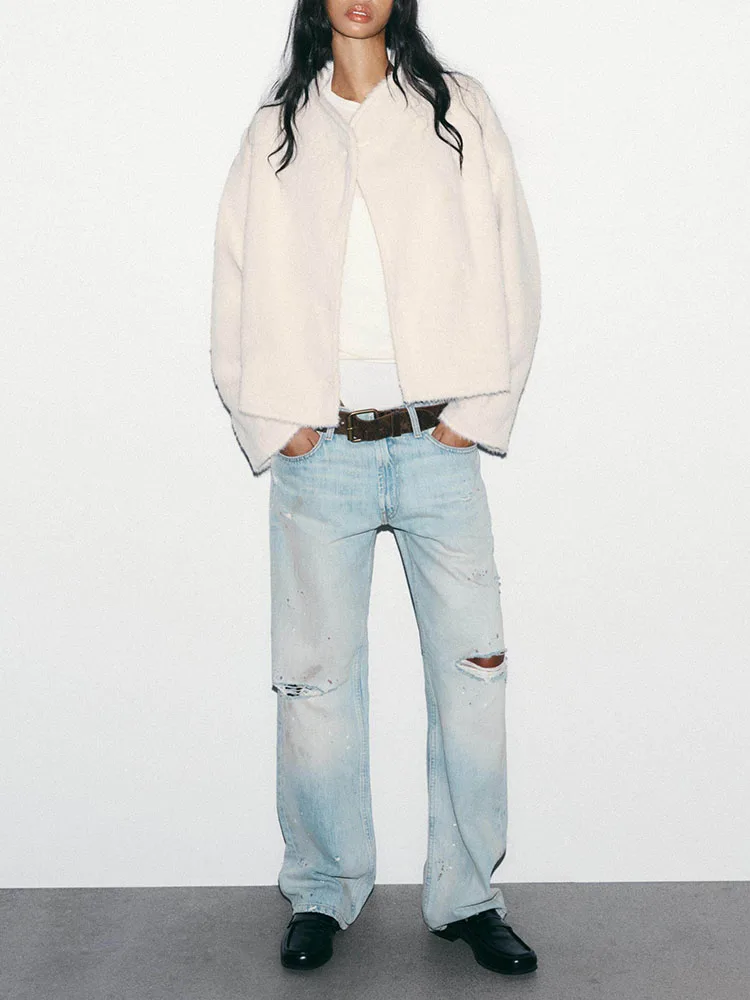 Sweet Sle Long Sve Plu Jaet Women's Faion Casual Winter New Arrival Double Front Button Coat Versatile Ele
Sweet Sle Long Sve Plu Jaet Women's Faion Casual Winter New Arrival Double Front Button Coat Versatile Ele