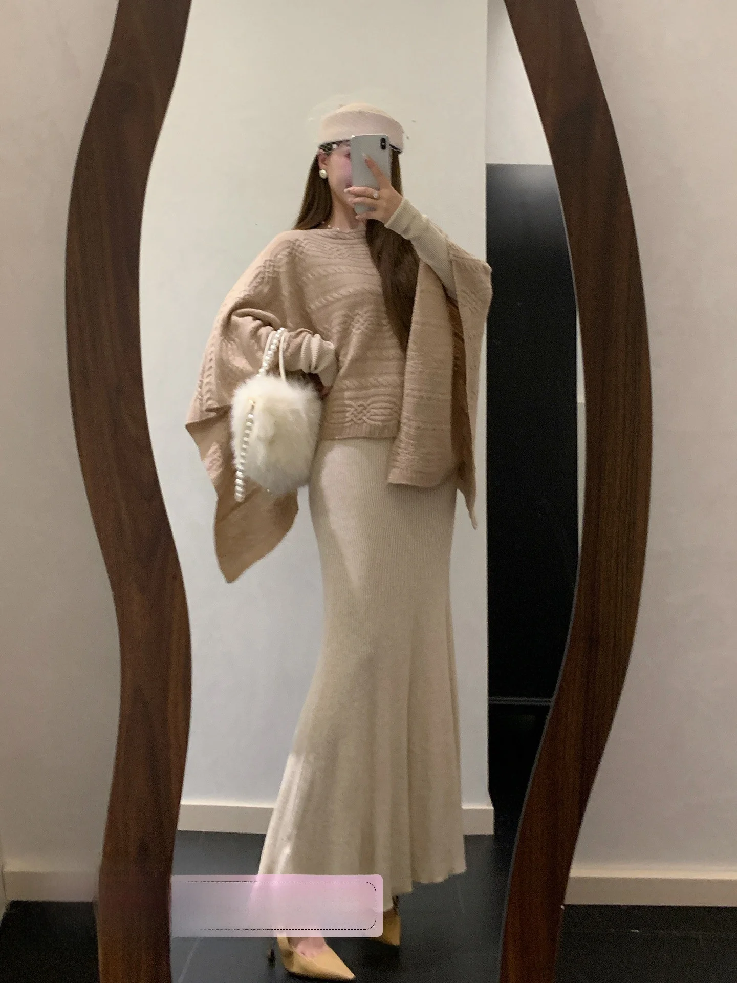Elegant 100 Wool Knitted Oatmeal Cocoa Shawl Top Versatile Fashionable Soft French Style Loose Fit Casual Comfortable Women's...
Elegant 100 Wool Knitted Oatmeal Cocoa Shawl Top Versatile Fashionable Soft French Style Loose Fit Casual Comfortable Women's...