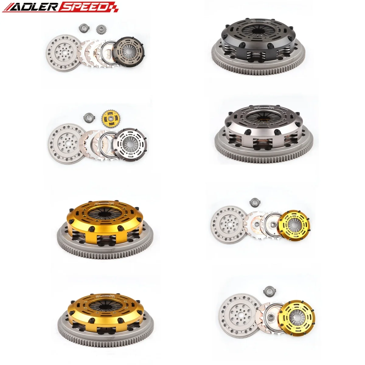 ADLERSPEED 7.25"(185mm) Sprung/Racing Clutch Kit Single/Twin/Triple Disc for Toyota Corolla/Matrix/Celica GT 1.8L 1ZZ-FE 5-speed
ADLERSPEED 7.25"(185mm) Sprung/Racing Clutch Kit Single/Twin/Triple Disc for Toyota Corolla/Matrix/Celica GT 1.8L 1ZZ-FE 5-speed