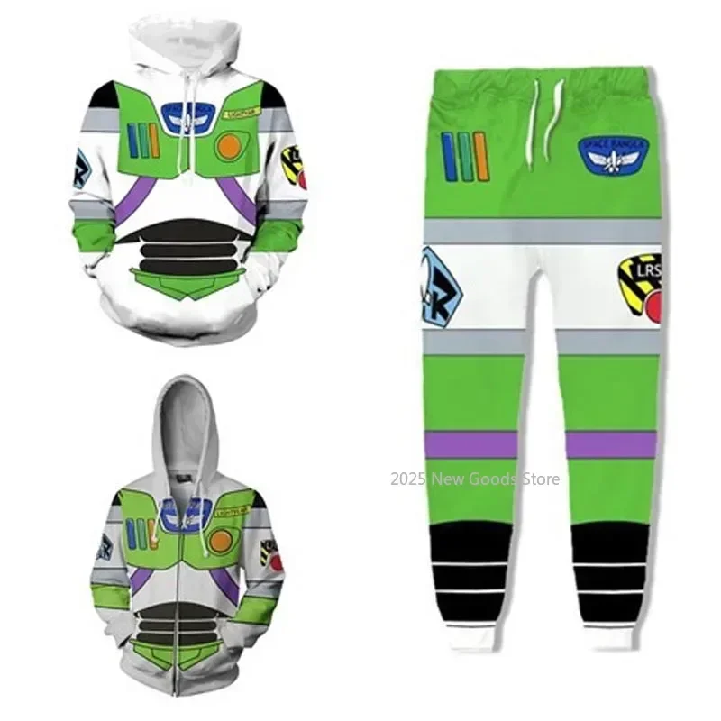 2025 New Halloween Toy and Story Men's Buzz and Lightyear Astronaut 3D Cosplay Costume Pullover Hoodie Adult Sweatshirt Hooded T
2025 New Halloween Toy and Story Men's Buzz and Lightyear Astronaut 3D Cosplay Costume Pullover Hoodie Adult Sweatshirt Hooded T