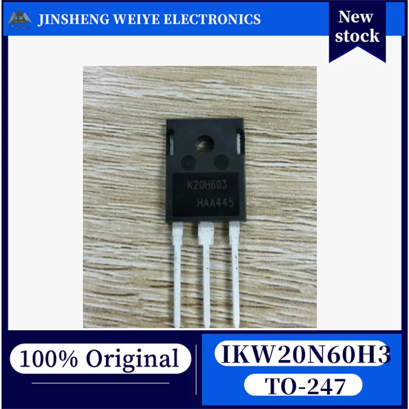 (10-50 pcs) IKW20N60H3 K20N603 TO-247 MOS Field Effect Tube 600V20A New Original Stock Fast Ship!
(10-50 pcs) IKW20N60H3 K20N603 TO-247 MOS Field Effect Tube 600V20A New Original Stock Fast Ship!