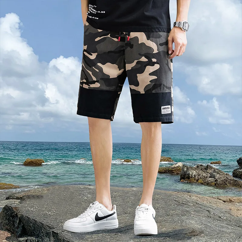 Мужские летние модные легкие дышащие камуфляжные шорты для активного отдыха, свободные и удобные шорты-бермуды
Мужские летние модные легкие дышащие камуфляжные шорты для активного отдыха, свободные и удобные шорты-бермуды