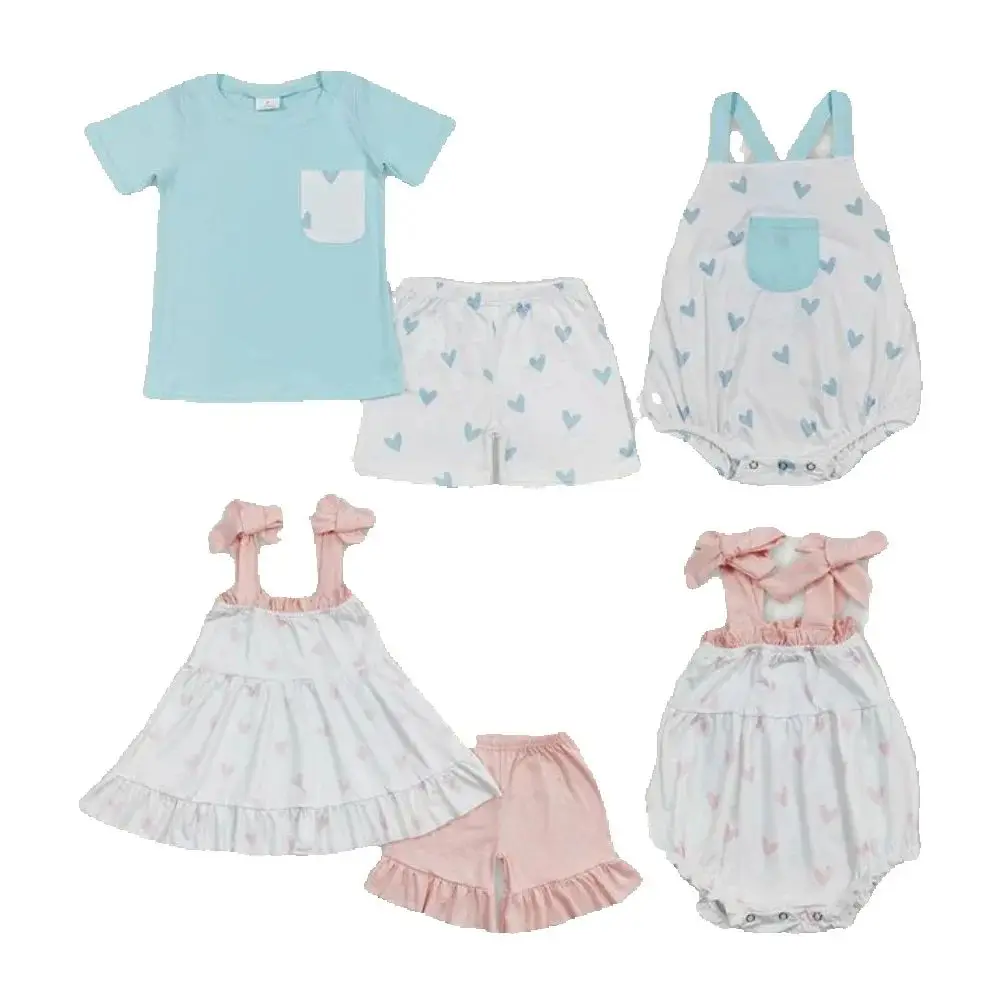 Baby kids clothing Sibling Summer girls and boys Sibling Girls Baby Boys Valentines Hearts Rompers Outfits Clothing Sets
Baby kids clothing Sibling Summer girls and boys Sibling Girls Baby Boys Valentines Hearts Rompers Outfits Clothing Sets