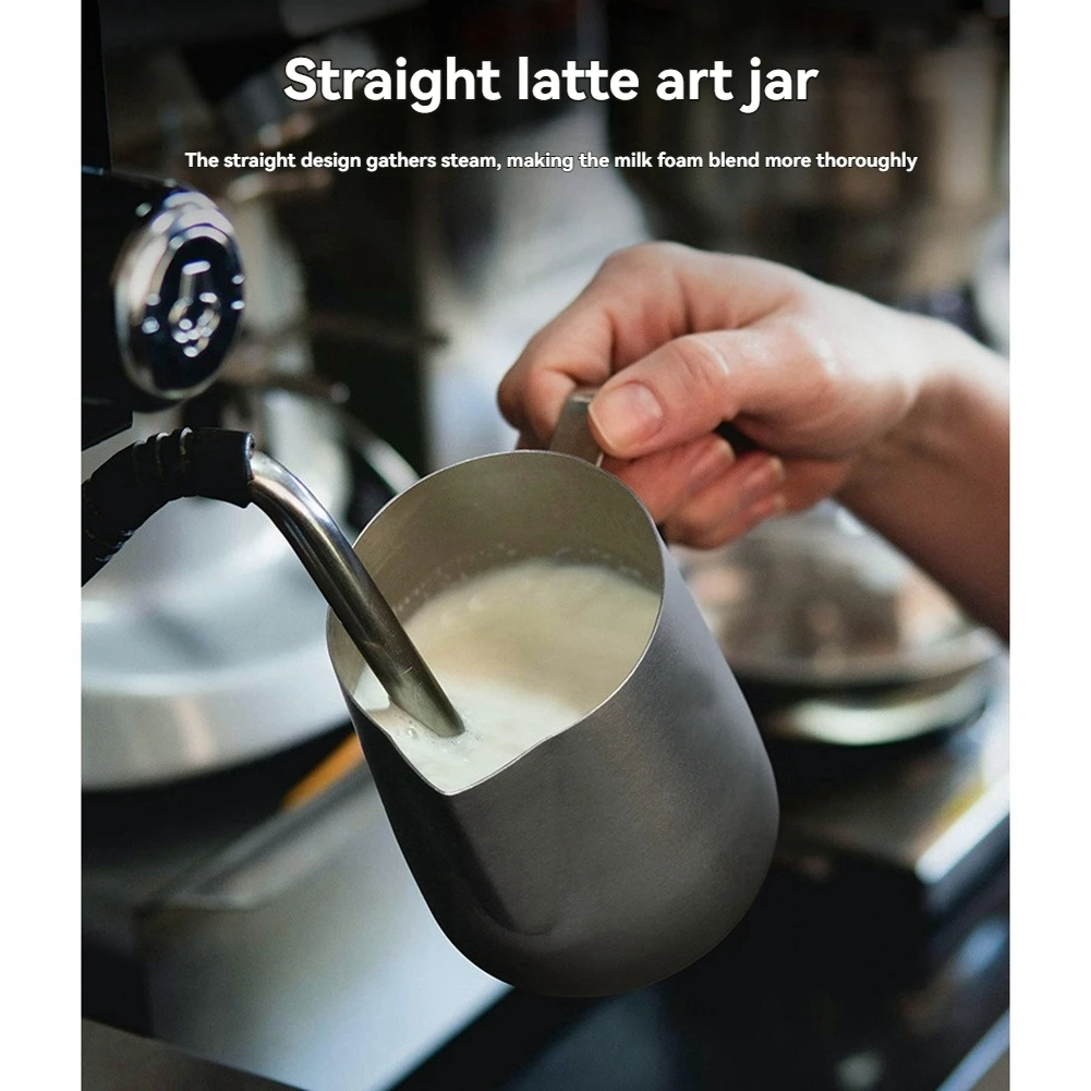 AC23-Milk Frother Cup 600Ml With Round Spout Coffee Latte Art Milk Jug Outdoor Titanium Tableware Coffee Pitcher
AC23-Milk Frother Cup 600Ml With Round Spout Coffee Latte Art Milk Jug Outdoor Titanium Tableware Coffee Pitcher