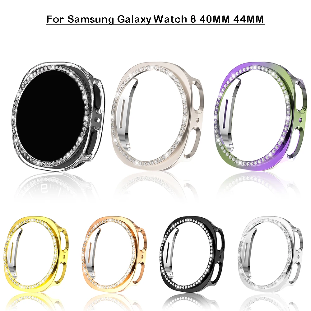 Bring Diamond Watch Case Suitable for Samsung Galaxy Watch 8 40mm 44mm Shockproof Bumper Frame Cover No Screen film Protector
Bring Diamond Watch Case Suitable for Samsung Galaxy Watch 8 40mm 44mm Shockproof Bumper Frame Cover No Screen film Protector