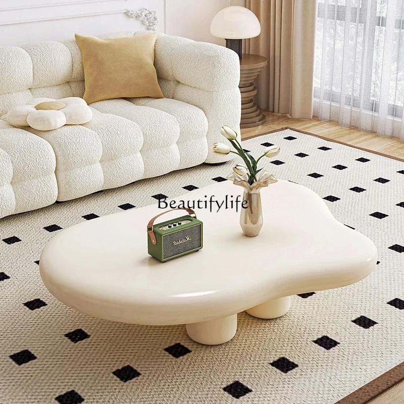 LD33Cloud coffee table French living room home modern simple small apartment table
LD33Cloud coffee table French living room home modern simple small apartment table