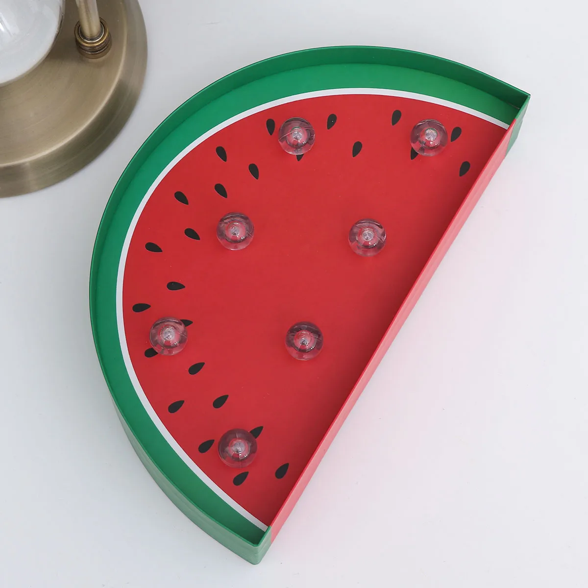 Watermelon Decorative LED Lamp Shaped Lights Birthday Party Home Gifts Kids Fruit Themed Night Light Soft Glow Table Lamps 
Watermelon Decorative LED Lamp Shaped Lights Birthday Party Home Gifts Kids Fruit Themed Night Light Soft Glow Table Lamps