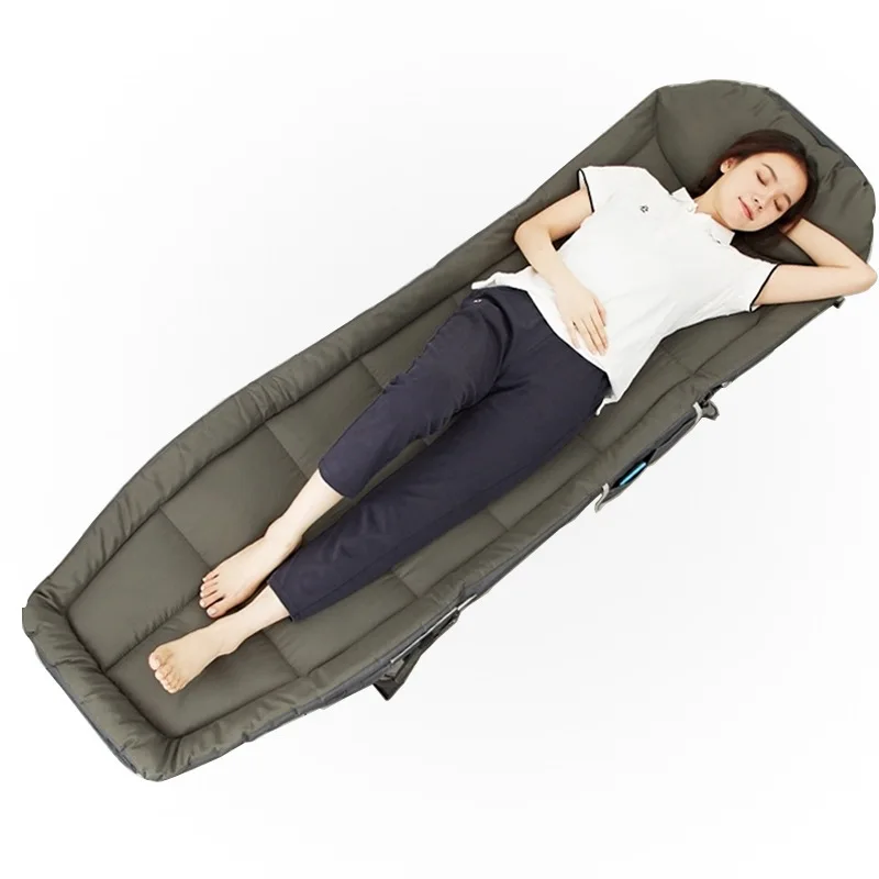 Single folding recliner Office simple escort bed Outdoor convenient multi-functional recliner
Single folding recliner Office simple escort bed Outdoor convenient multi-functional recliner