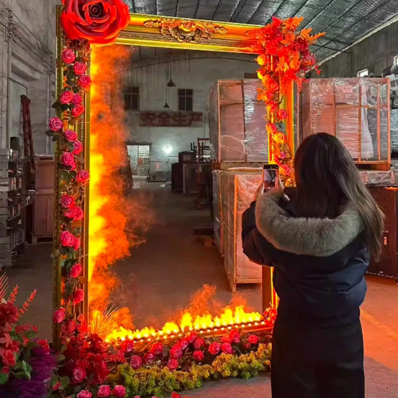 Burning flame photo frame Internet celebrity shooting clock in artifact Outdoor simulation flame photo frame Wedding party
Burning flame photo frame Internet celebrity shooting clock in artifact Outdoor simulation flame photo frame Wedding party