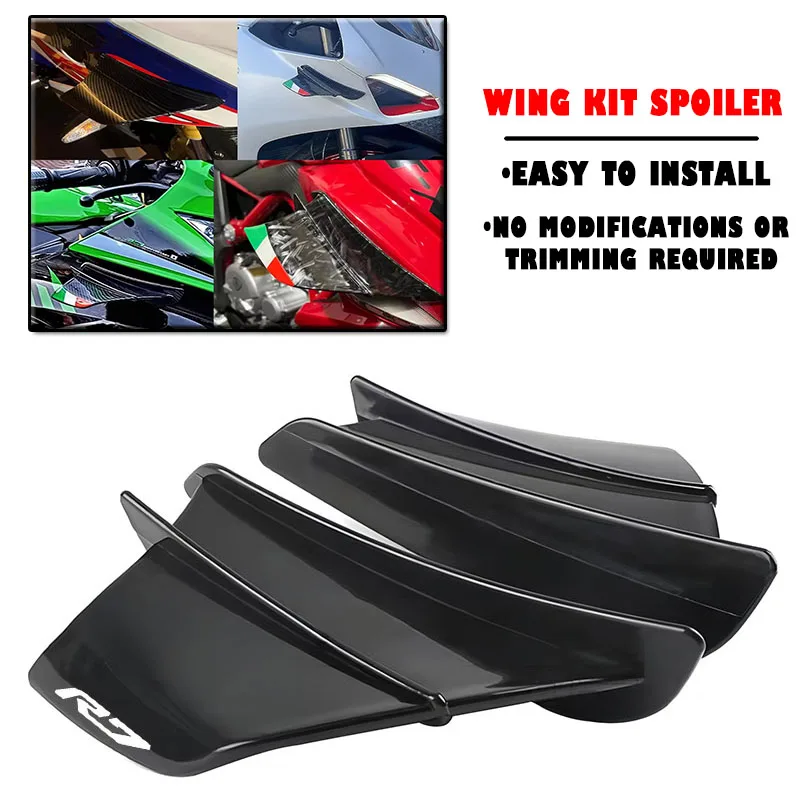 Universal Carbon Look Motorcycle Aerodynamic Spoiler Wing for YAMAHA YZF R7 YZFR7 – High Stability & Easy Install FOR Suzuki BMW 
Universal Carbon Look Motorcycle Aerodynamic Spoiler Wing for YAMAHA YZF R7 YZFR7 – High Stability & Easy Install FOR Suzuki BMW