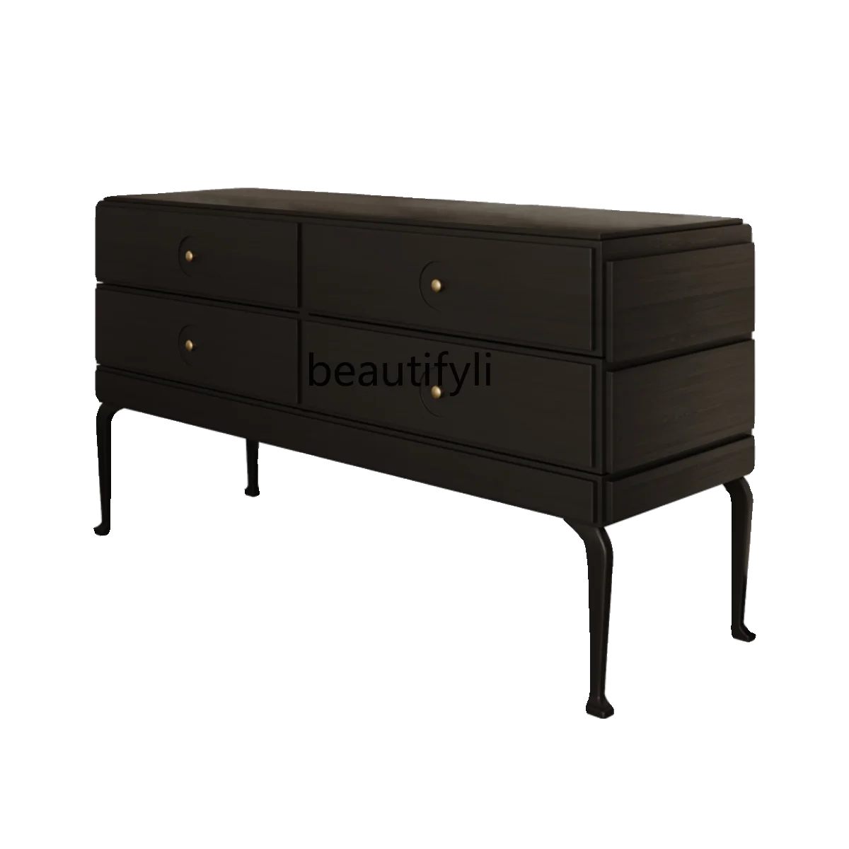 American rural entrance cabinet modern simple home living room locker French retro wall black storage chest
American rural entrance cabinet modern simple home living room locker French retro wall black storage chest