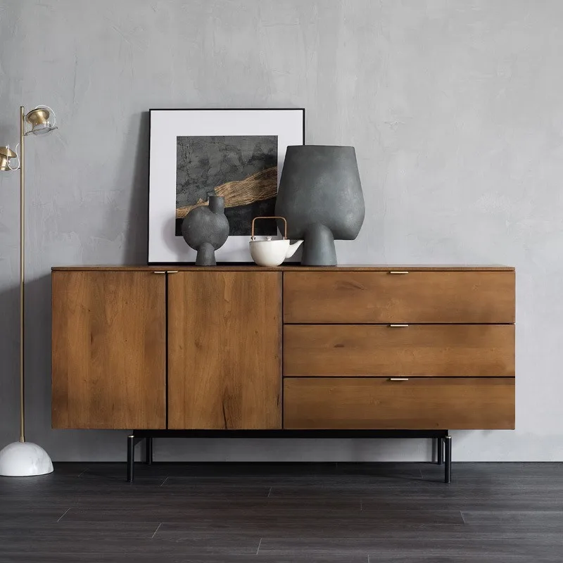 Nordic retro solid wood oak dining side cabinet medieval small apartment tea cabinet living room simple locker Z boxwood
Nordic retro solid wood oak dining side cabinet medieval small apartment tea cabinet living room simple locker Z boxwood