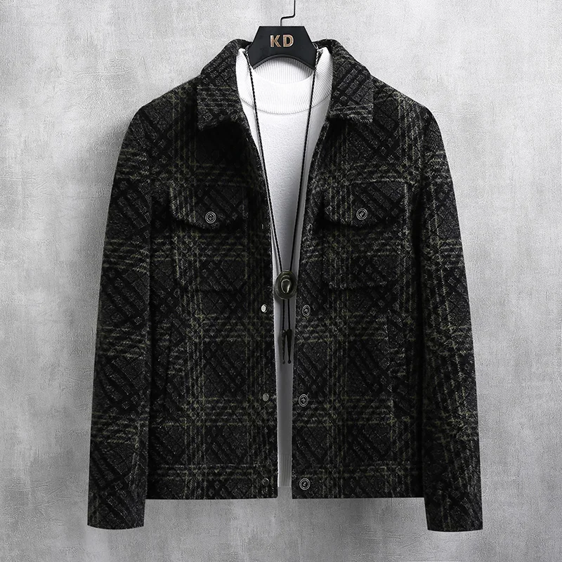 Мужское зимнее утепленное шерстяное пальто из золотистого норкового бархата, приталенное, деловое, молодежное, модное, в городском стиле, с воротником-стойкой
Мужское зимнее утепленное шерстяное пальто из золотистого норкового бархата, приталенное, деловое, молодежное, модное, в городском стиле, с воротником-стойкой