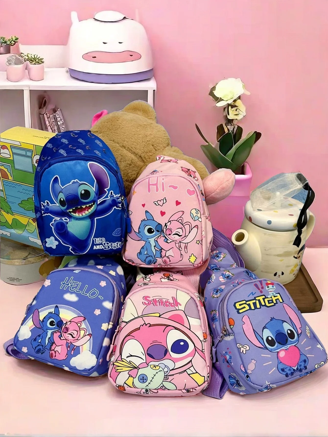 Stitch Kawaii Sanrio My Melody Chest Bag Crossbody Bags Messenger Shoulder Handbag for Children's Travel Sport Girls
Stitch Kawaii Sanrio My Melody Chest Bag Crossbody Bags Messenger Shoulder Handbag for Children's Travel Sport Girls
