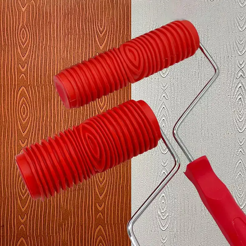 Profesional Wall Paint Roller Embossing Texture Patterned Texture DIY Paint Roller Brush Pattern for Wall Decoration Painting
Profesional Wall Paint Roller Embossing Texture Patterned Texture DIY Paint Roller Brush Pattern for Wall Decoration Painting