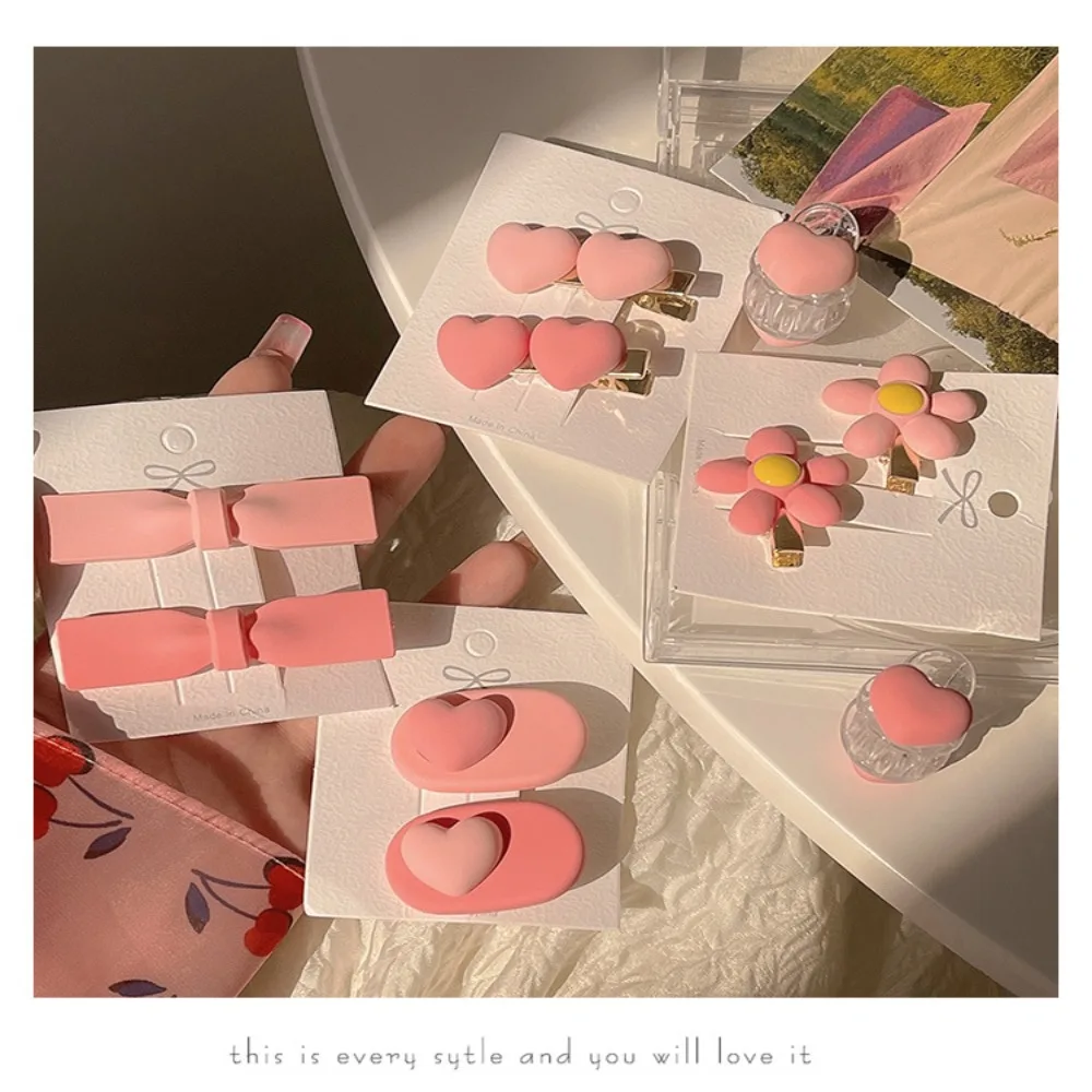 Heart Shaped Hair Clips New Broken Bangs Bow Barrettes Headpiece Hair Accessories Girl's
Heart Shaped Hair Clips New Broken Bangs Bow Barrettes Headpiece Hair Accessories Girl's