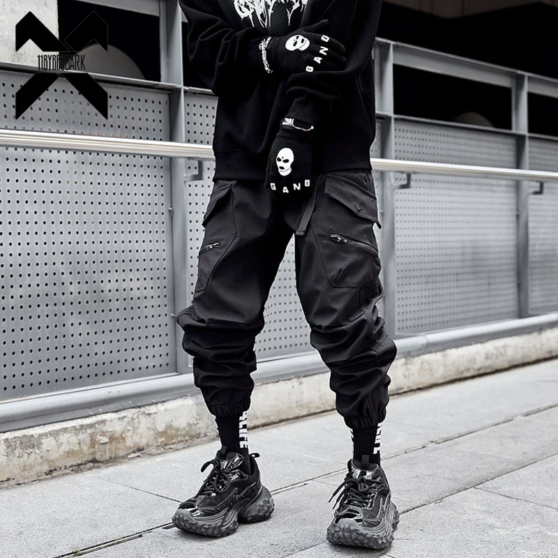 Men's 2025 New Cargo Pants Streetwear Tactical Joggers with Multi-Pockets Black Loose Harem Trousers Techwear Elastic Waist
Men's 2025 New Cargo Pants Streetwear Tactical Joggers with Multi-Pockets Black Loose Harem Trousers Techwear Elastic Waist