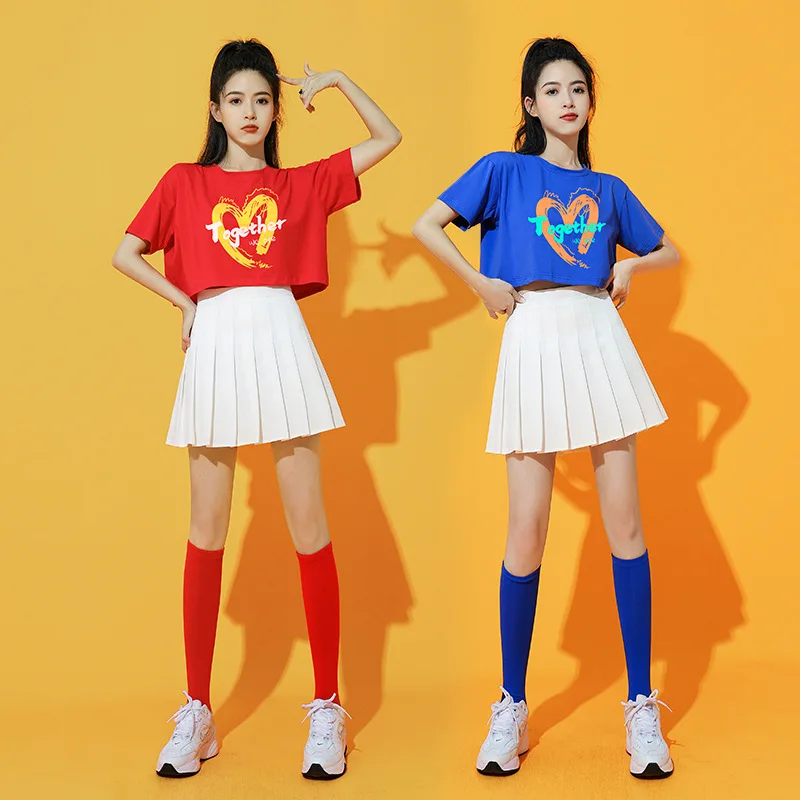 New Adult Dancing Cheerleading Summer Jazz Dance Clothes Korean Version Singing Clothes Women's Group Table Performance Clothes
New Adult Dancing Cheerleading Summer Jazz Dance Clothes Korean Version Singing Clothes Women's Group Table Performance Clothes