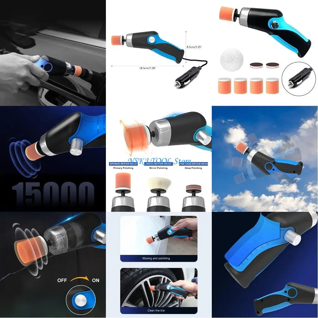 L8RC Electric Car Polishing Machine Wireless Car Polish Scratch Repair Tools
L8RC Electric Car Polishing Machine Wireless Car Polish Scratch Repair Tools