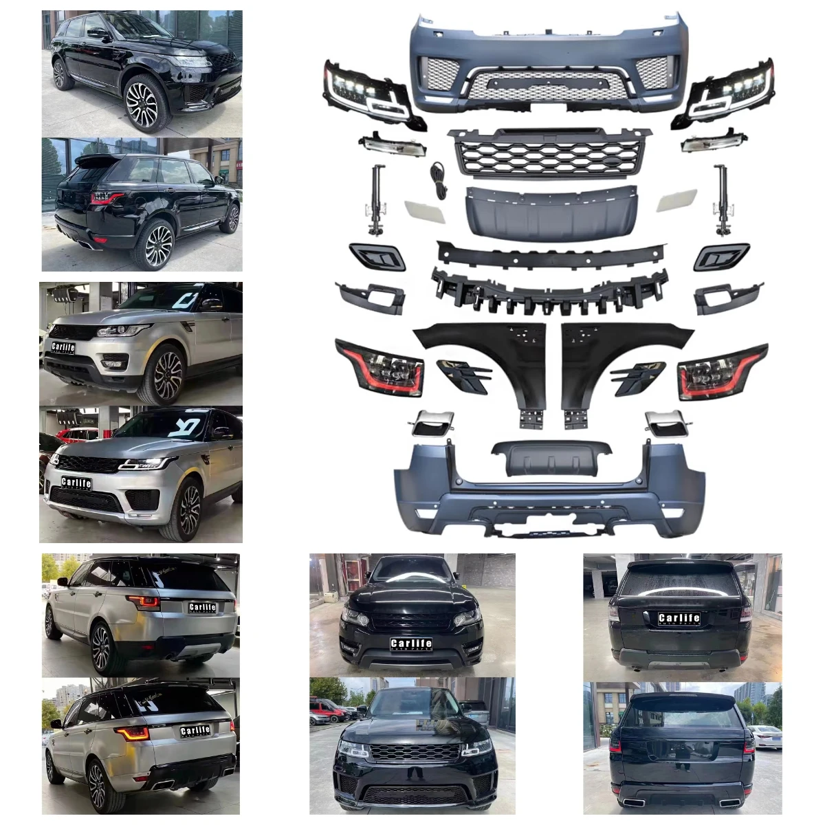 For Range Rover Sport L494 2014-2017 Alterated to 2020 Perfect Fitment Bumpers Bodykit.
For Range Rover Sport L494 2014-2017 Alterated to 2020 Perfect Fitment Bumpers Bodykit.