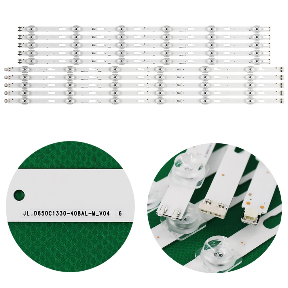 For Samsung UE65TU7105K JL.D650C1330-408AR 408AL-M_V02 CY-GT065HG SVC650AG6-L R V0T7-650SMB BN96-50313A 50314A LED Strip
For Samsung UE65TU7105K JL.D650C1330-408AR 408AL-M_V02 CY-GT065HG SVC650AG6-L R V0T7-650SMB BN96-50313A 50314A LED Strip