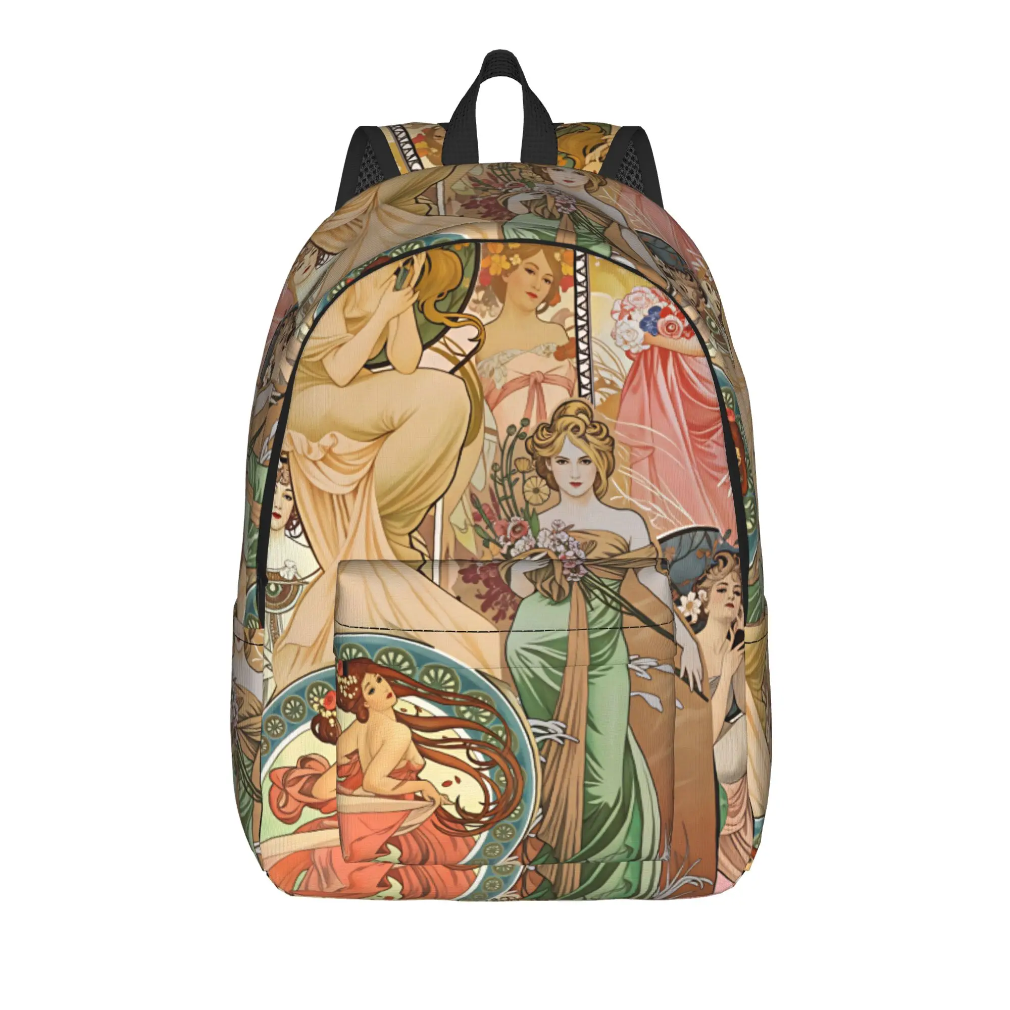 Alphonse Mucha Zodiac Art Nouveau Backpack Travel Backpacks Women Men Elegant School Bags Design Pattern Rucksack
Alphonse Mucha Zodiac Art Nouveau Backpack Travel Backpacks Women Men Elegant School Bags Design Pattern Rucksack