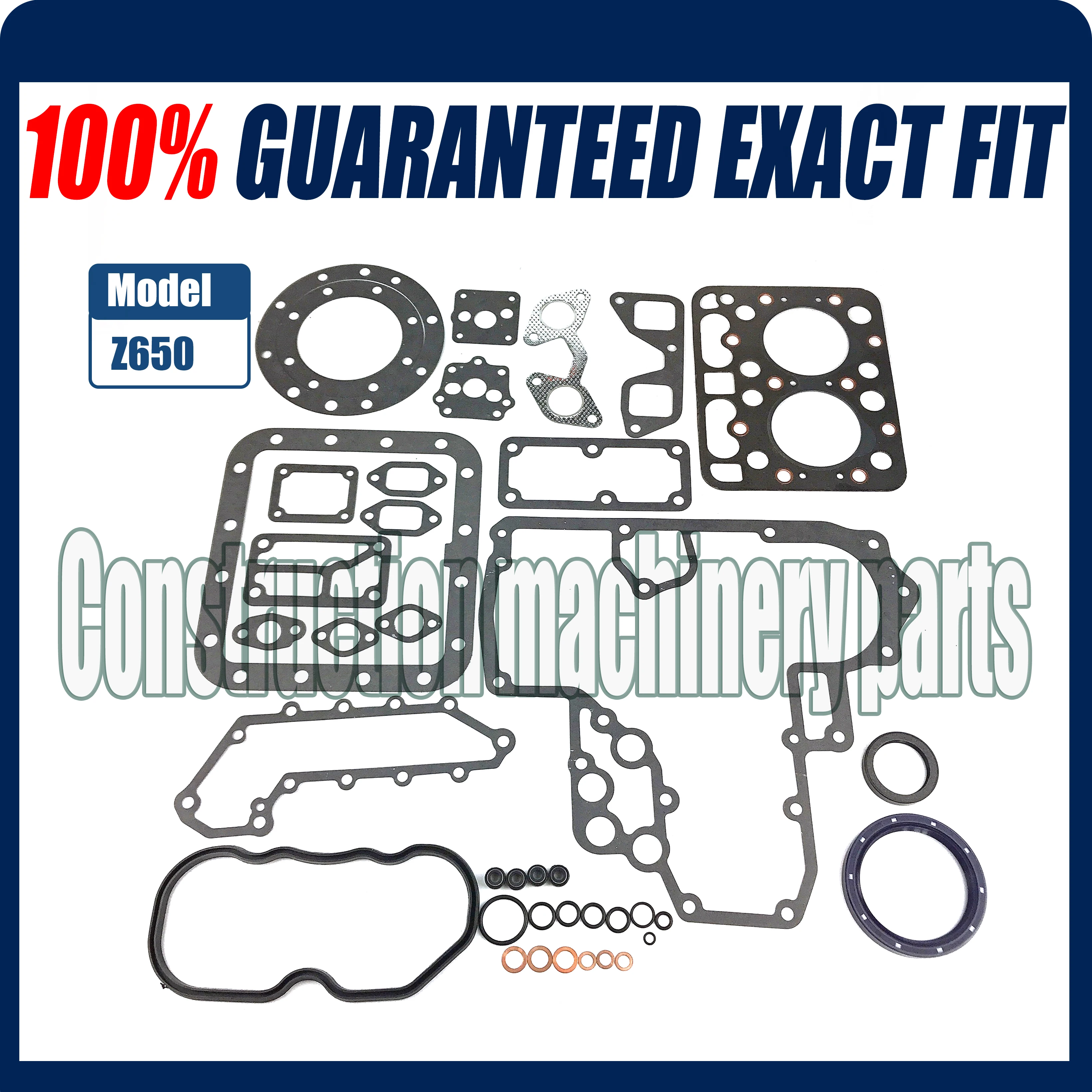 Z650 Full Gasket Set With Head Gasket For Kubota Engine Parts Overhaul
Z650 Full Gasket Set With Head Gasket For Kubota Engine Parts Overhaul