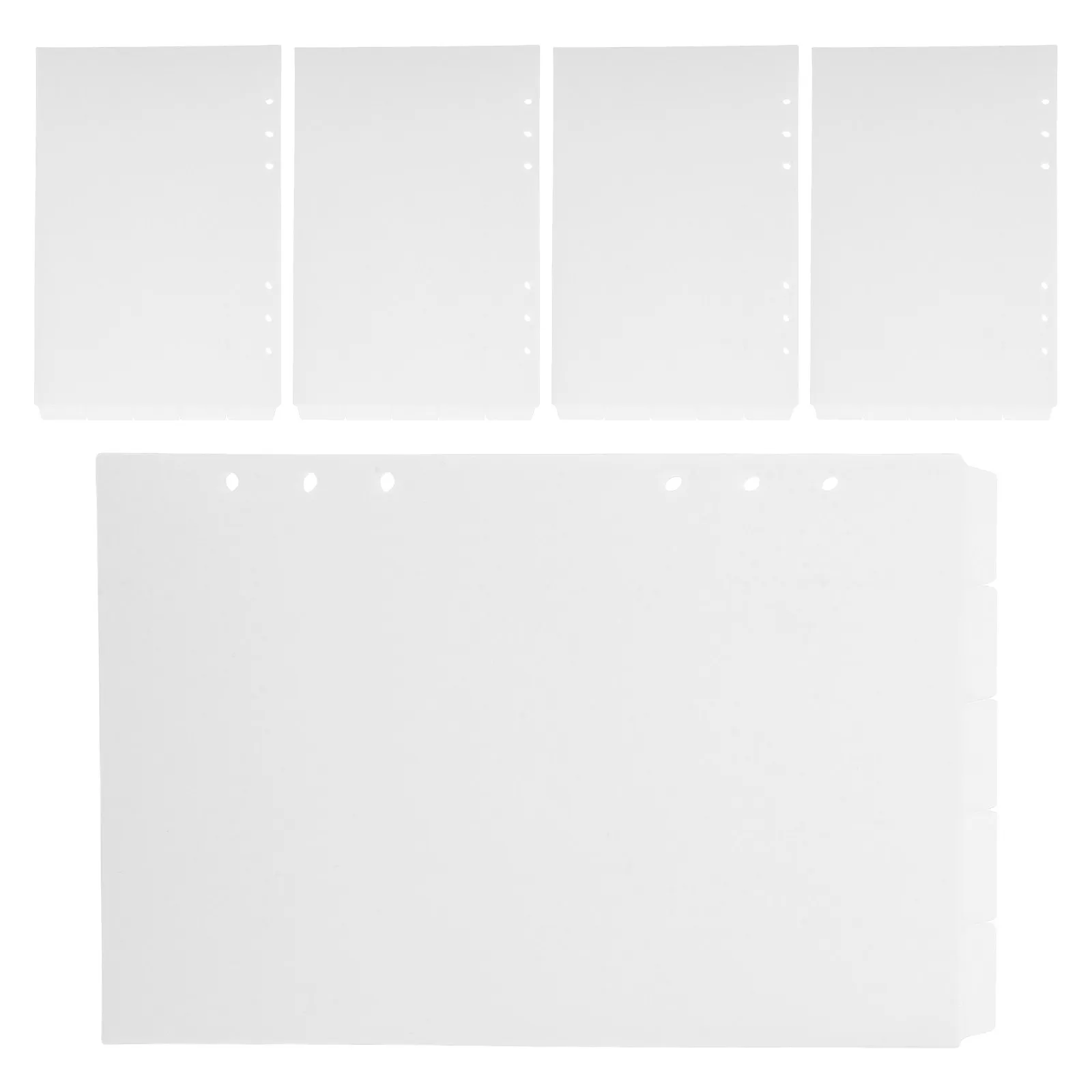 25Pcs A5 Binder Index Dividers Plastic Tabbed Loose Leaf Organizers for School Office Home Notebook Filing White Binder Dividers
25Pcs A5 Binder Index Dividers Plastic Tabbed Loose Leaf Organizers for School Office Home Notebook Filing White Binder Dividers