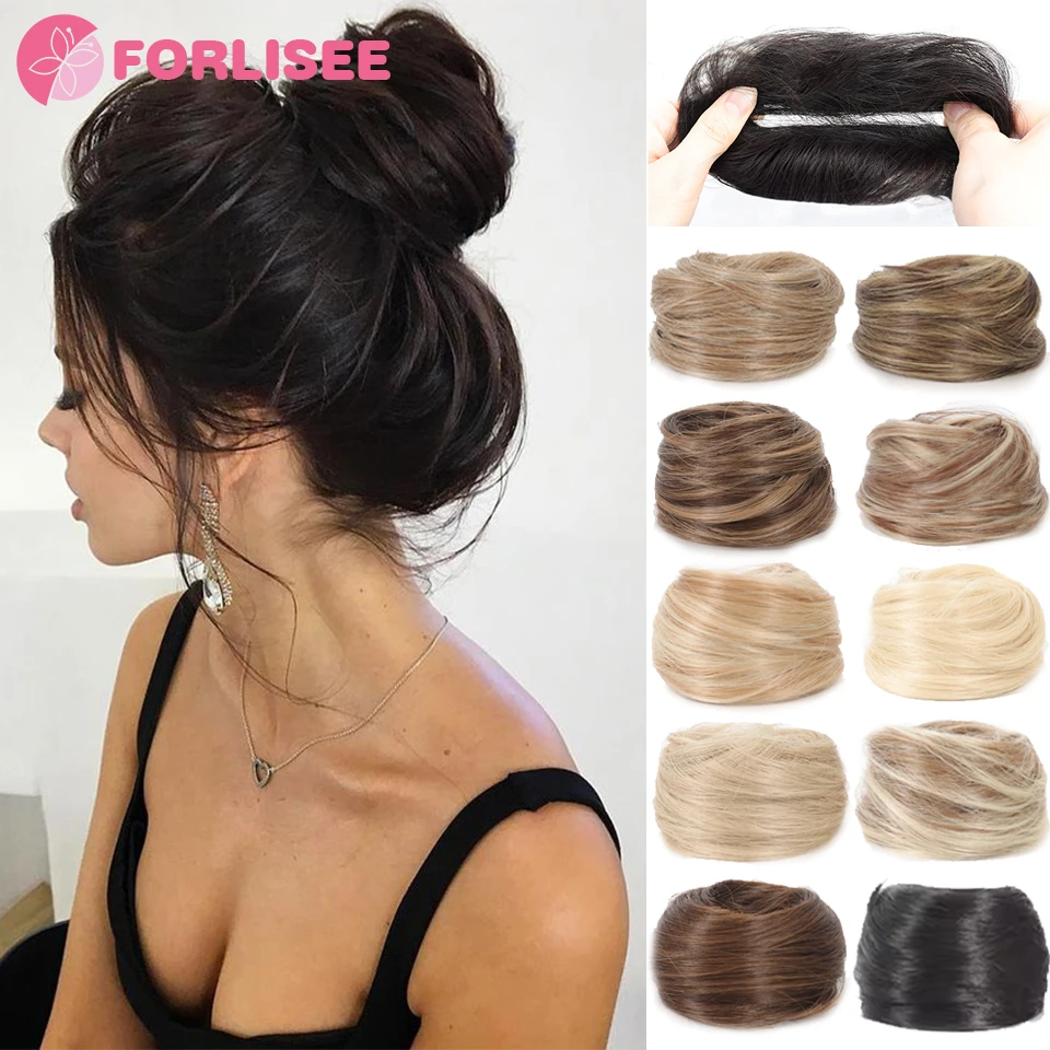 Synthetic Chignon Elastic Rubber Band Fake Hair Bun Clip in on Hair Tail Extension Updo Hair Piece Ponytail For Women
Synthetic Chignon Elastic Rubber Band Fake Hair Bun Clip in on Hair Tail Extension Updo Hair Piece Ponytail For Women
