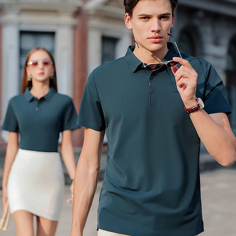 Solid Color All-match Men Polo Shirts Quality Comfortable Short Sleeve Outdoor Casual Breathable Half Sleeved T-shirt Summer New
Solid Color All-match Men Polo Shirts Quality Comfortable Short Sleeve Outdoor Casual Breathable Half Sleeved T-shirt Summer New