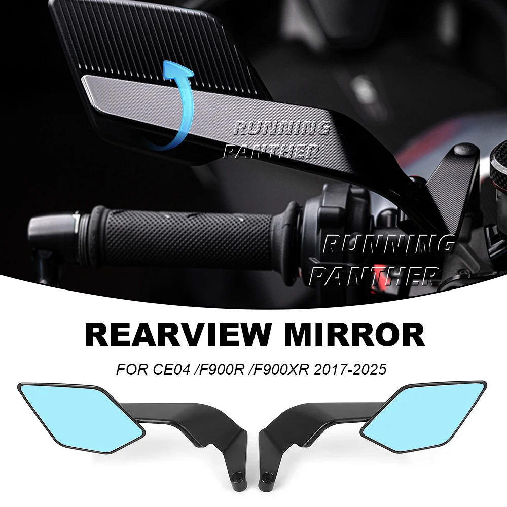 Motorcycle Stealth Max Rearview Mirror Adjustable Winglet Mirror Accessories For BMW CE 04 CE04 F900R F900XR F900 R F 900 XR
Motorcycle Stealth Max Rearview Mirror Adjustable Winglet Mirror Accessories For BMW CE 04 CE04 F900R F900XR F900 R F 900 XR