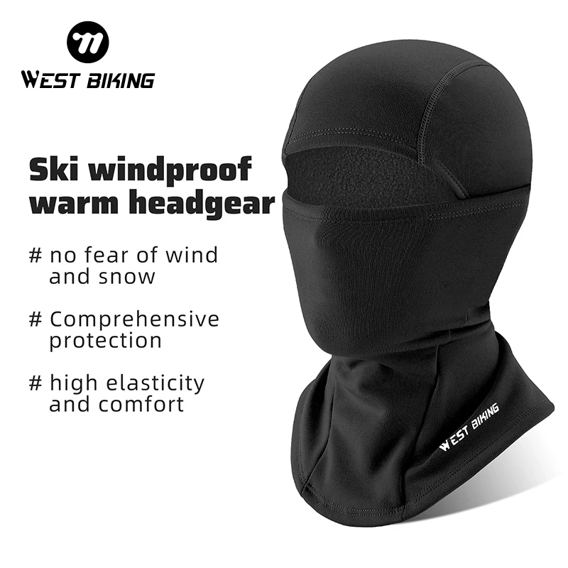 WEST BIKING Fleece Bicycle Full Face Cover Mountaineering Balaclava Winter Cap Ski Windproof Warm Headgear Cycling Equipment
WEST BIKING Fleece Bicycle Full Face Cover Mountaineering Balaclava Winter Cap Ski Windproof Warm Headgear Cycling Equipment