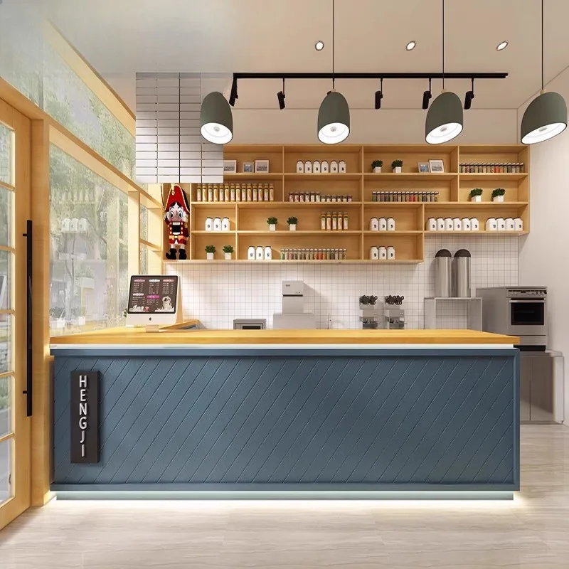 Modern Milk Tea Shop Cashier Desk Coffee Shop Bar Commercial Reception Desks Catering Shop Customizable Office Furniture FYRD
Modern Milk Tea Shop Cashier Desk Coffee Shop Bar Commercial Reception Desks Catering Shop Customizable Office Furniture FYRD